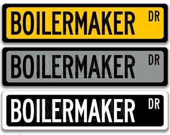 Boilermaker, Boilermaker Gift,  Boilermaker Sign, Metal Worker, Pipefitter Gift, Ironworker Decor, Welder Gift,  Blacksmith Gift Q-SSO050