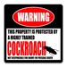Funny Cockroach Sign, Cockroach Gift, Cockroach Warning Sign, Gift for ...