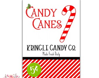 Candy Canes Zeichen, Candy Canes Dekor, Nordpol Zeichen, Kringle Candy Co, Candy Cane Zeichen, Candy Lover Zeichen Urlaub, Metall Candy Decor SHO83