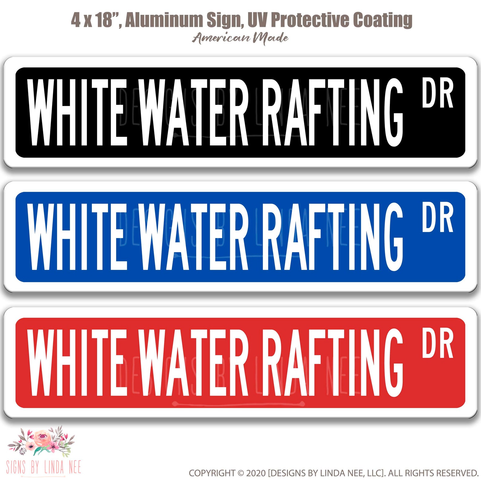 White Water Rafting White Water Rafting Sign Mountain River Etsy