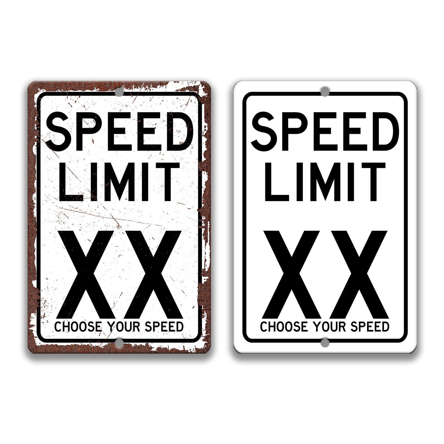 Speed Limit Sign, 55 Speed Limit Sign, Custom Speed Limit Street Sign ...