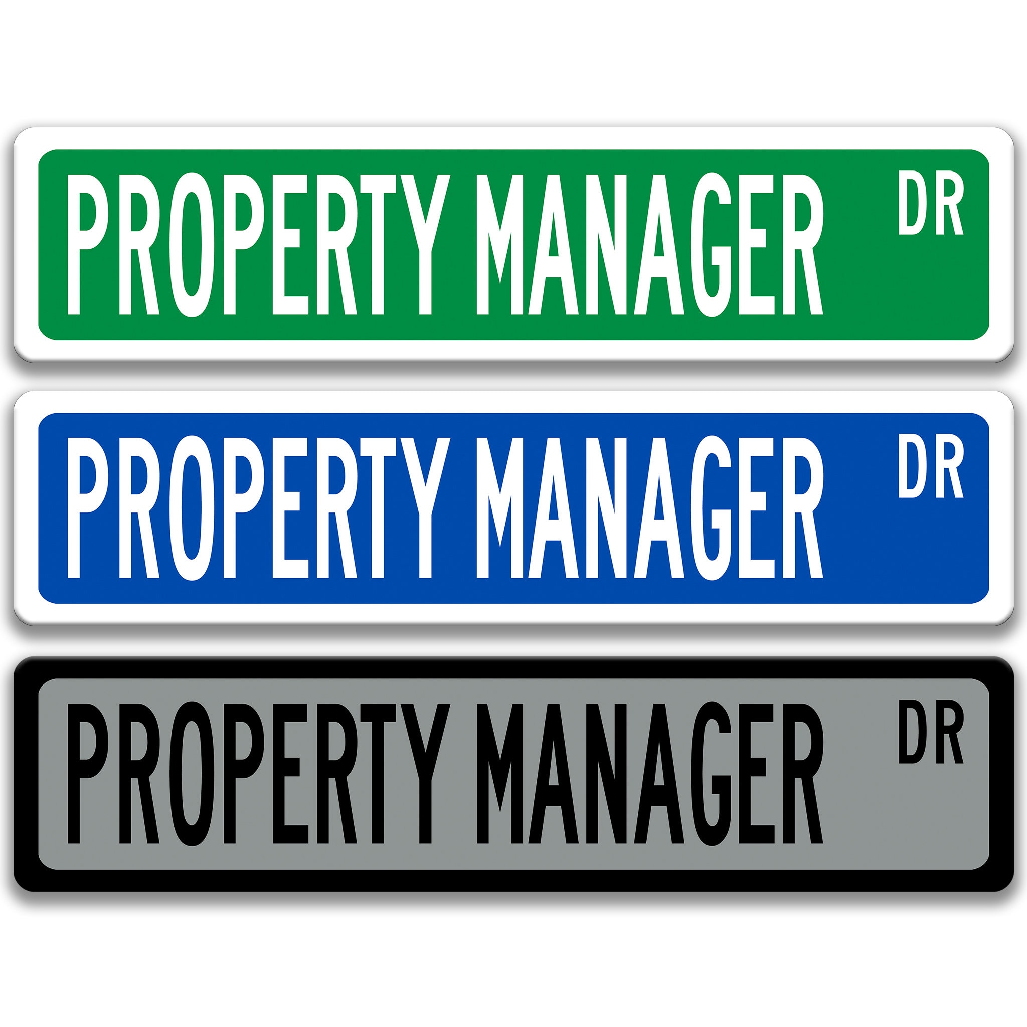 Property Manager Sign, Landlord Gift, Real Estate Sign, Rental Property ID, Gift from Tenant, Investor SIgn, Coworker Gifts Q-SSO085
