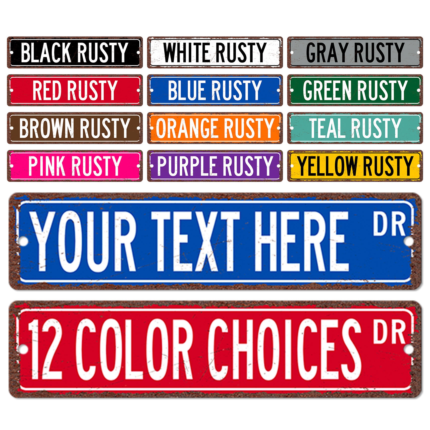 Custom Street Sign Sample Custom Street Sign, Metal Street Sign, Personalized Street Sign, Make ...