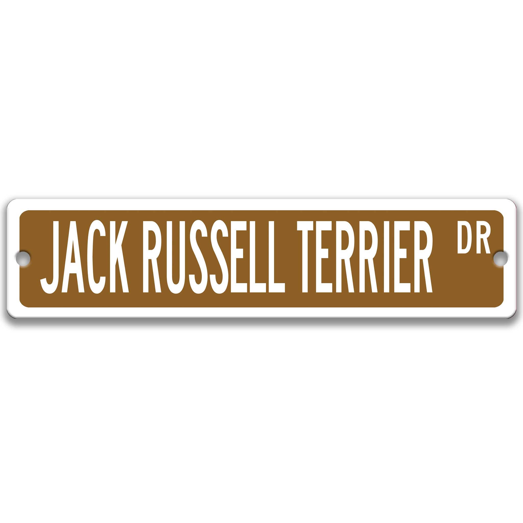 Jack Russell Terrier Sign Jack Russell Dog Lover Gift Custom Street ...