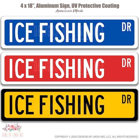 Ice Fishing, Ice Fishing Sign, Ice Fishing Gift, Ice Fishing Wall Decor,  Gift for Fisherman, Ice Fishing Accessories, Winter Sports OCC83 -   Canada