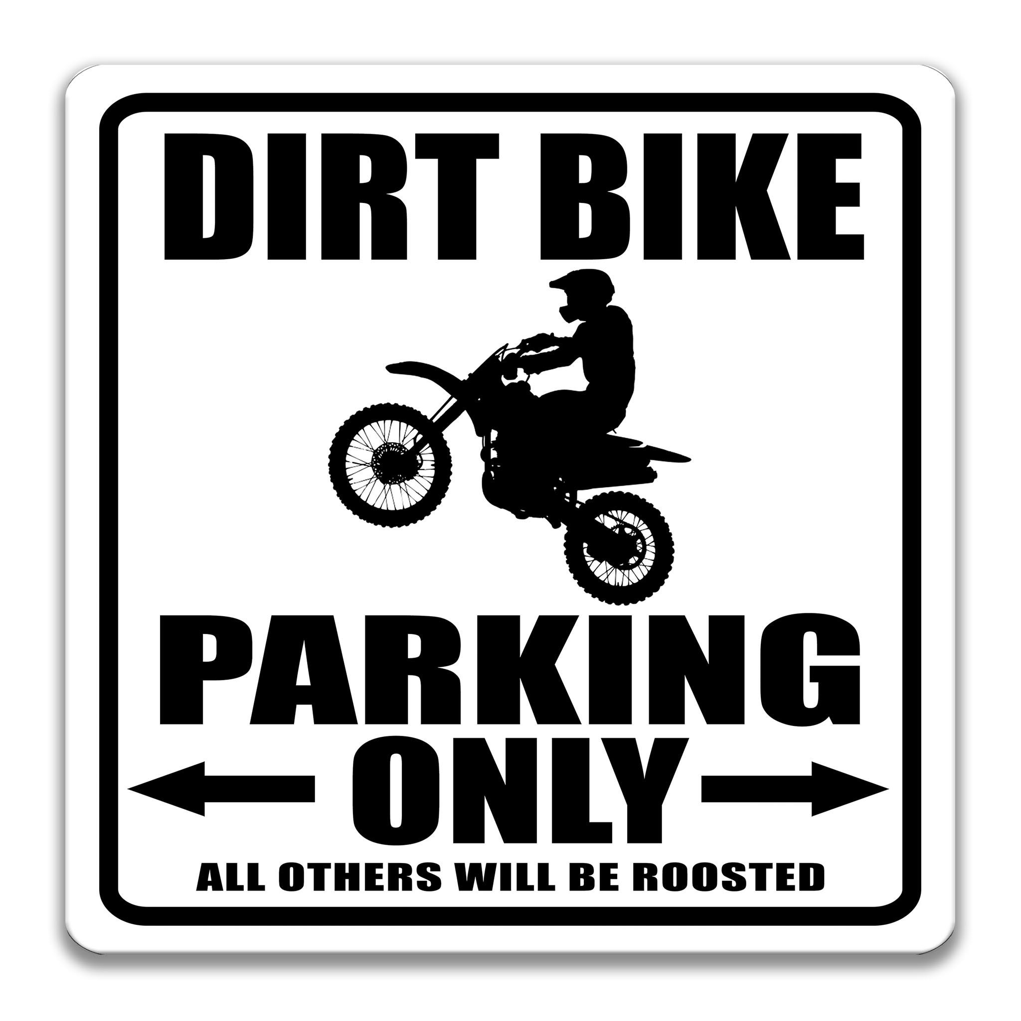 Dirt Bike Parking Only Sign Dirt Biker Sign Dirt Biking | Etsy