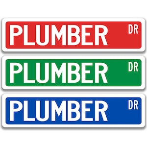 Plumber Gift, Tradesperson, Plumber Contractor, Plumbing Business Office Decor, Tradesman, Handyman, Journeyman, Apprentice Q-SSO067