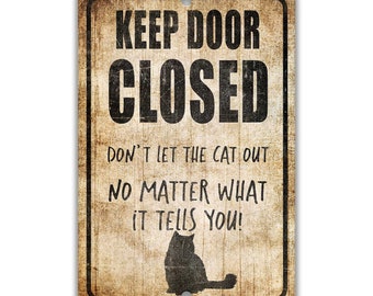 Cartello per porta di benvenuto, in legno, con cane e gatto, realizzato a mano, resistente alle intemperie, decorazione per ingresso e soggiorno, per interni ed esterni, 30 x 30 x 0,5 cm