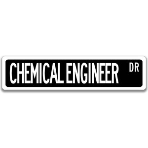 Chemical Engineer Sign, Engineer Gift, Chemical Engineer Gift, Engineer Decor, Engineer Graduation Gift Engineer Graduation Gift Q-SSO014 Black Background