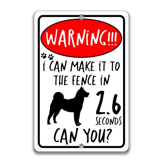邦楽 Caution!/SERIKA with DOG Warning sign dachshund en Red - Laroy Group