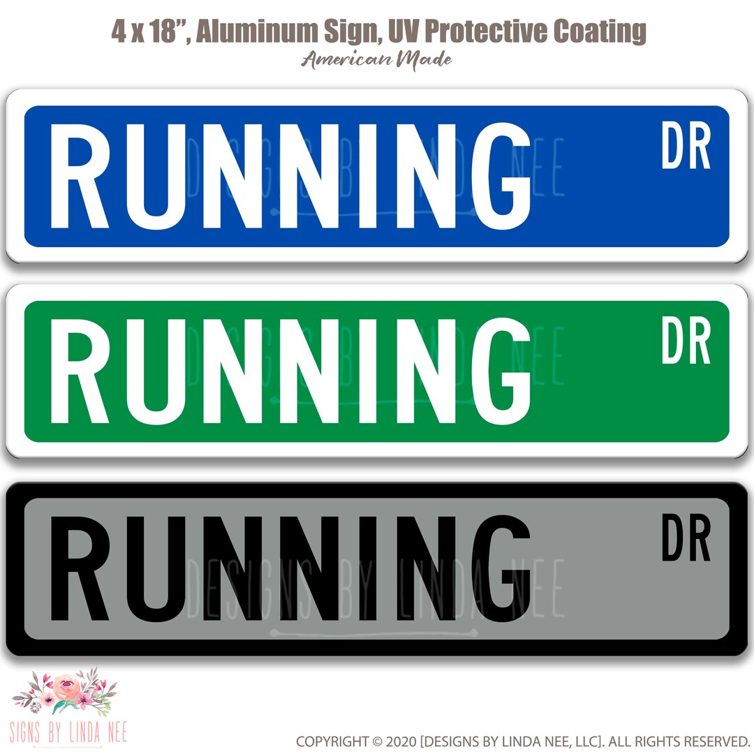 Ruuning Sign Running Sign, Marathon Sign, Running Participant, Running Gift, Track ...