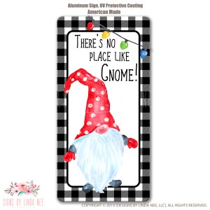 Gnome Wreath Sign, Christmas Wreath Sign, Christmas Decor, Christmas Wreath, Gnome Decor, Christmas Gnome Sign, Holiday Wreath Sign SHO118