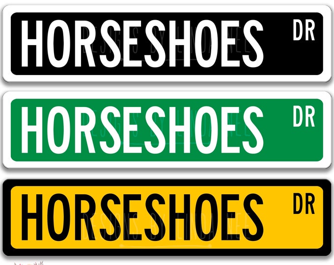 Horseshoe Sign PRINTABLE File Chalkboard Styel, Just Download and Print ...