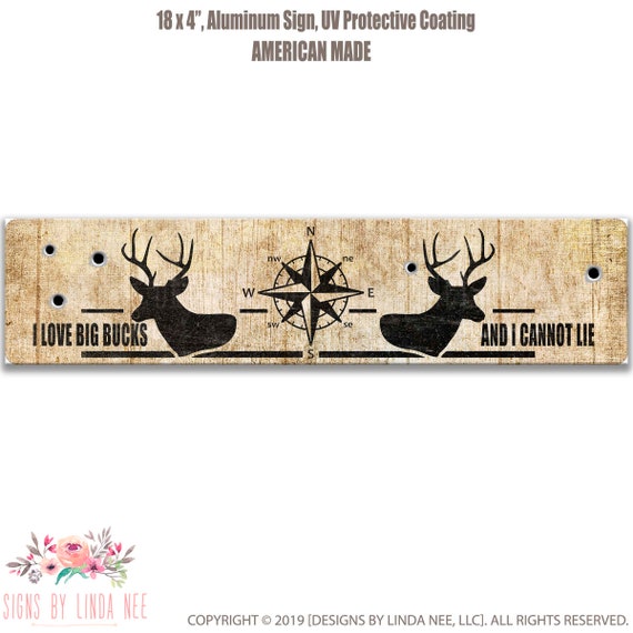 Hunting Camp deer hunting tree stand call metal street sign 