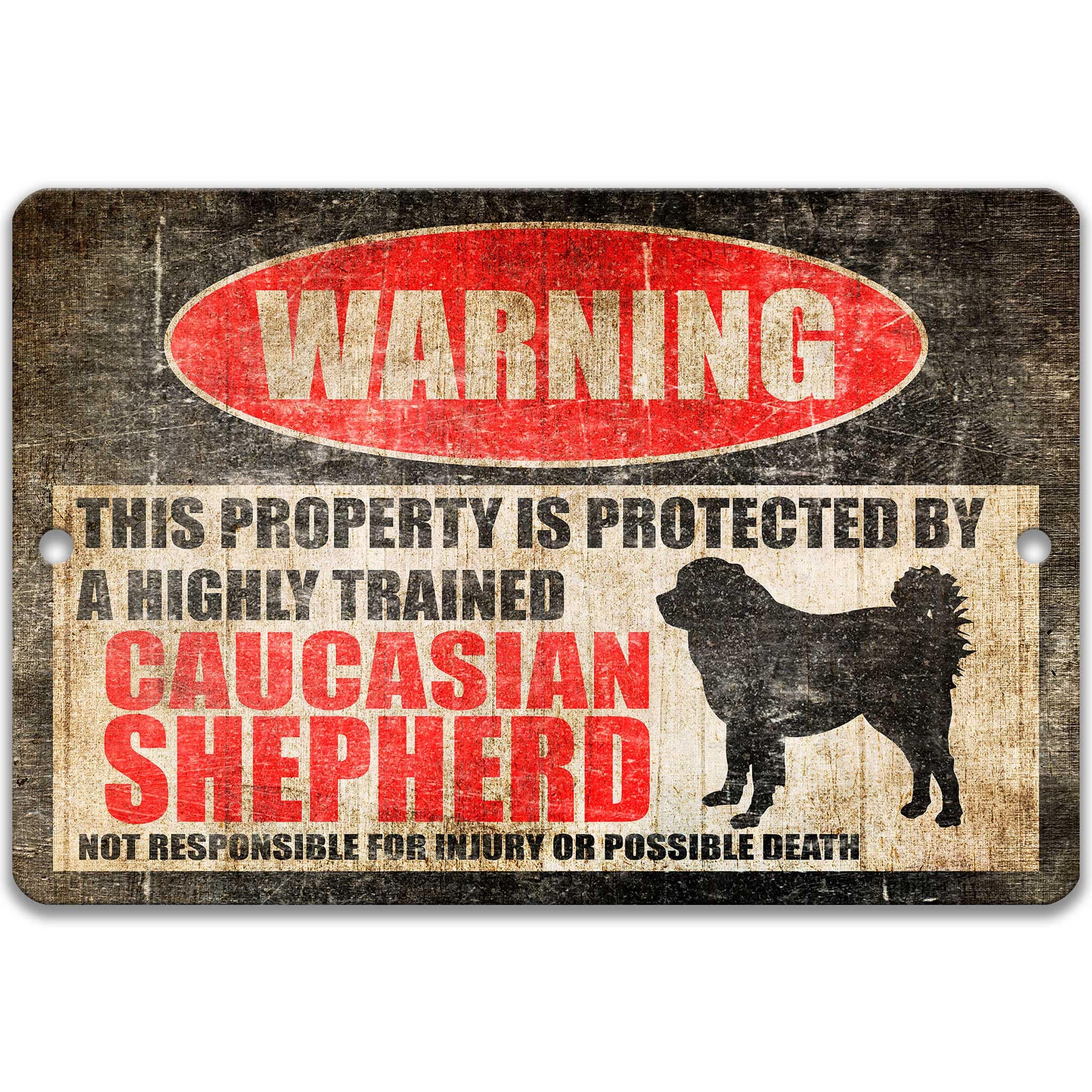 Caucasian Shepherd Warning Australia