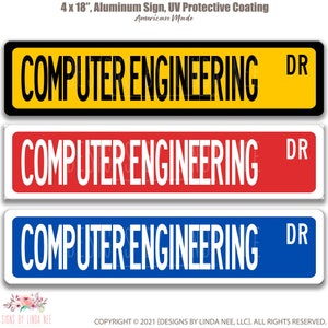 Computer Engineer Sign, Engineer Gift, Computer Engineer Gift, Engineer Decor, Engineer Graduation Gift Q-SSO020 zdjęcie 1