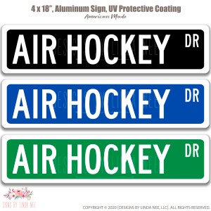 Air Hockey Sign, Arcade Room Sign, Air Hockey Decor, Air Hockey Lover, Man Cave Sign, Game Wall Art S-SSS028