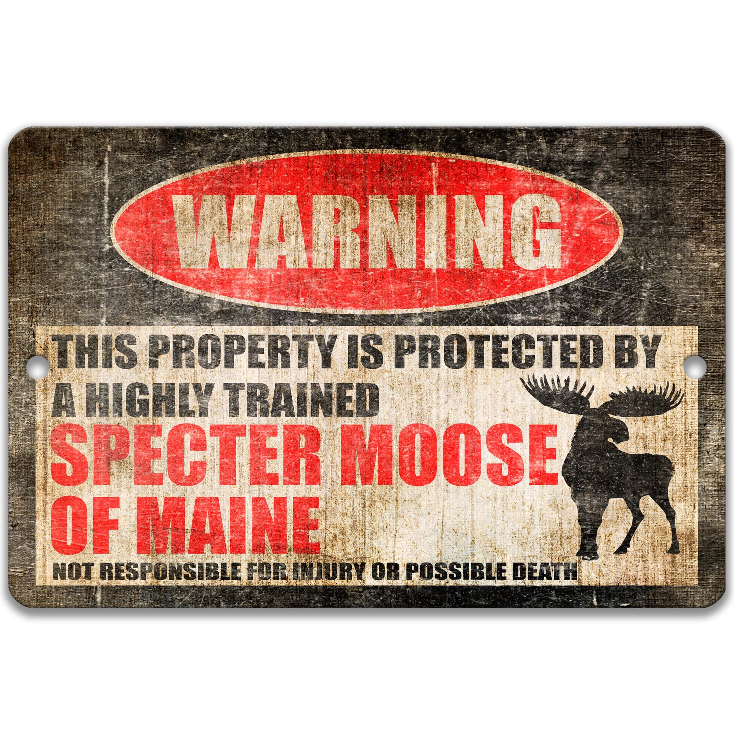 Moose Crossing Sign Norway