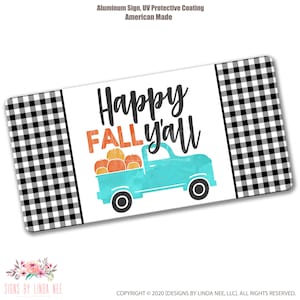 Herbst Zeichen, Herbstkranz Teal LKW Dekor Herbst Dekor Herbst Kürbis Zeichen Teal Kranz Zeichen Willkommen Herbstkranz Zeichen Herbst Dekor Türschild SHO298
