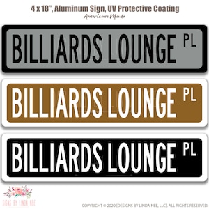 Billiards Lounge, Billiards Sign, Billiards Decor, Family Billiards, Pool Room Decor, Pool Lovers, Billiard Table Sign, S-SSS022