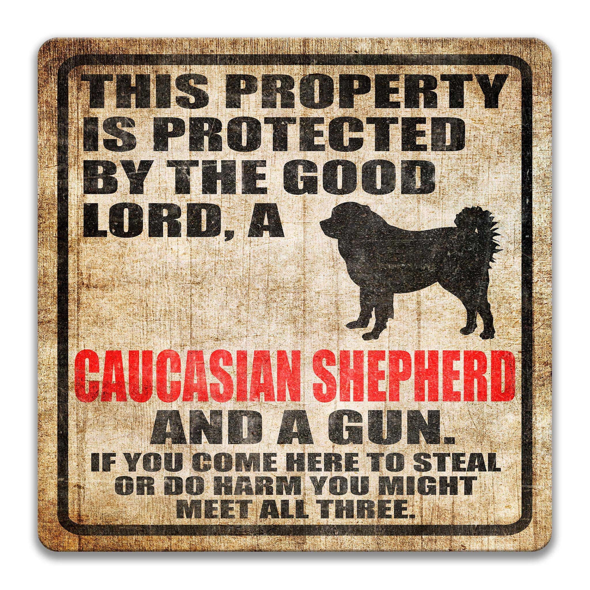 Shepherd Dog Sign Dog Warning Sign Dog Sign Warning Sign Caucasian ...