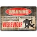 Werewolf Research Area Sign, Lycanthrope, Full Moon, Folklore, Werewolf ...