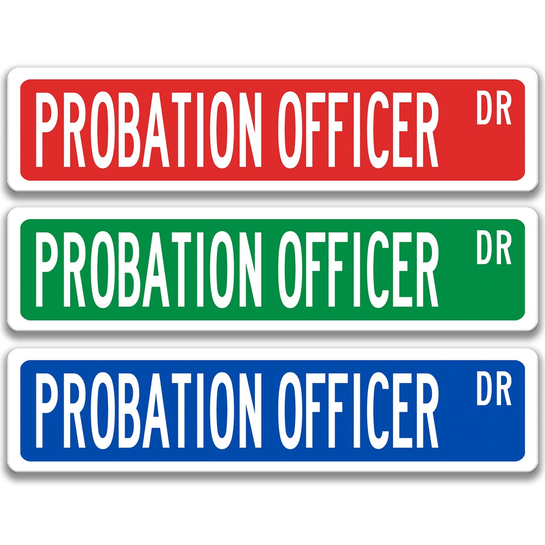 Probation Officer Sign, Gift for Probation Officer, Office Cubicle ...