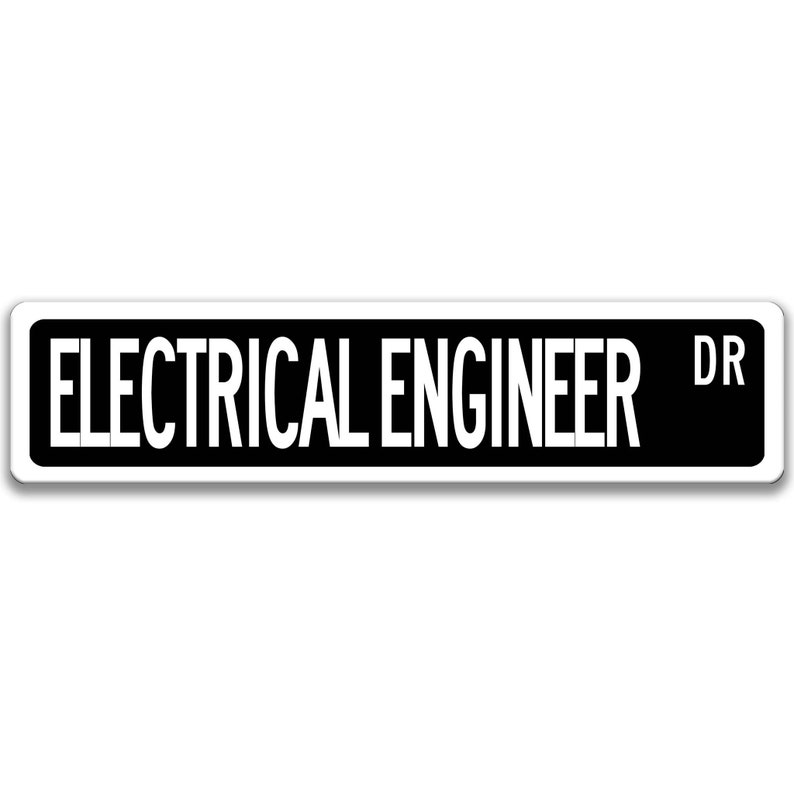 Electrical Engineer Sign, Engineer Gift, Electrical Engineer Gift, Engineer Decor, Engineer Graduation Gift Q-SSO015 Black Background
