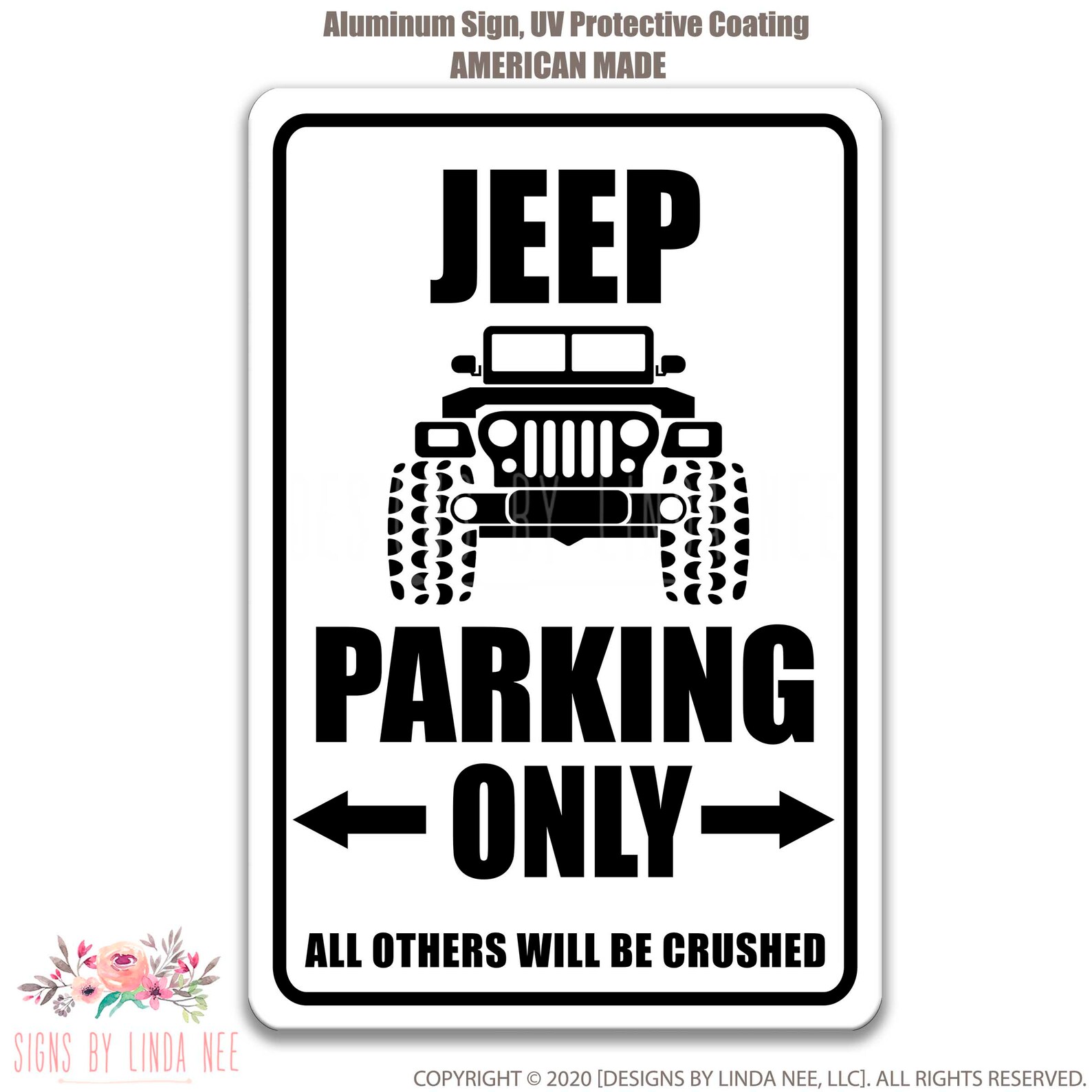 Jeep Accessories Funny Jeep Parking Sign Jeep Decor Garage Etsy
