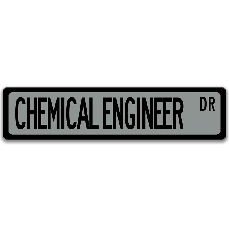 Chemical Engineer Sign, Engineer Gift, Chemical Engineer Gift, Engineer Decor, Engineer Graduation Gift Engineer Graduation Gift Q-SSO014 Gray Background