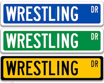 Wrestling, Wrestling Sign, Gift for Wrestler Player, Wrestling Decor Wrestling Wall Sign High School Sport, Wrestling Competitor, S-SSS001