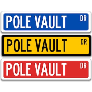 Pole Vault Sign, Track and Field Gift, Track and Field Wall Decor, Track Team Sign, High School Sports, Bedroom Decor Athletes S-SSS034