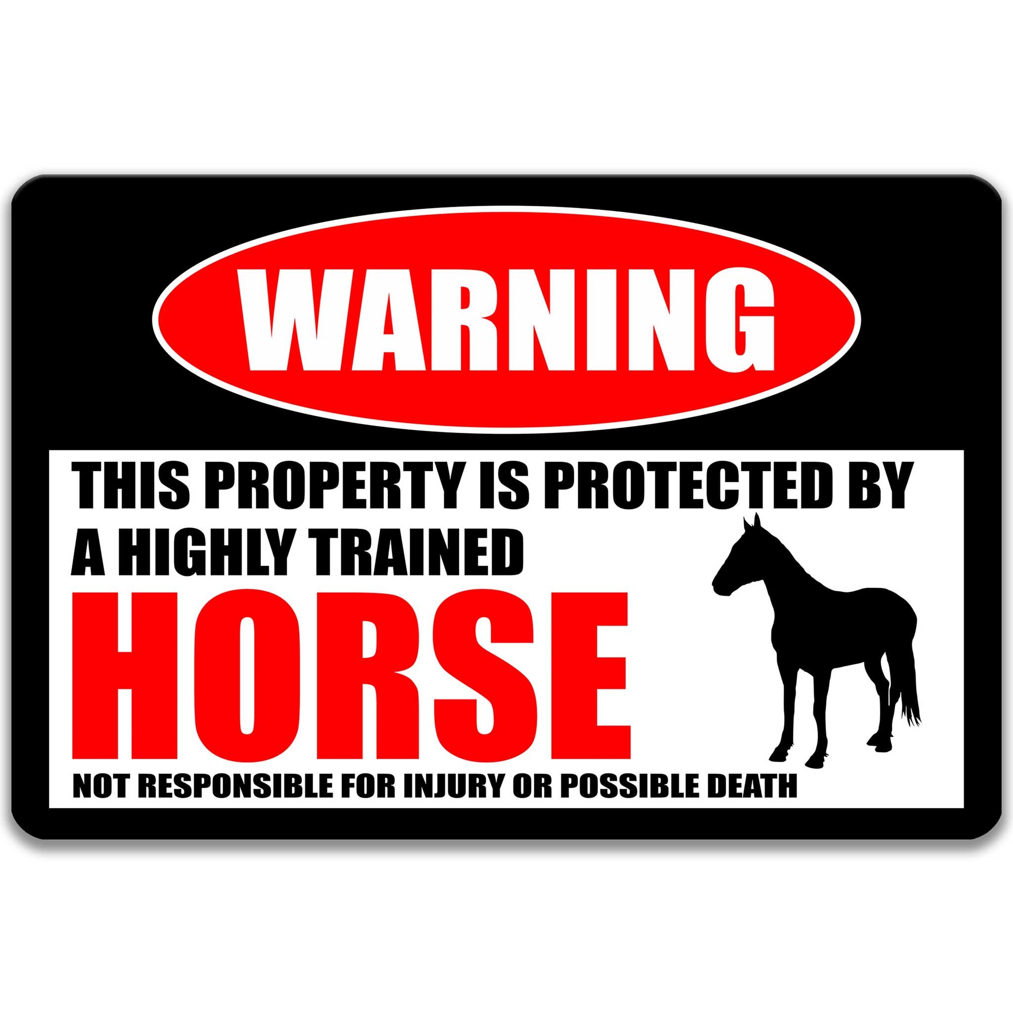 Horse Sign Barn Sign Funny Horse Sign Horse Decor Horse | Etsy