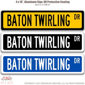 Baton Twirling, Baton Twirling Sign, Gift for Baton Twirler, Majorette Gift, Gymnastics Sign, S-SSS059