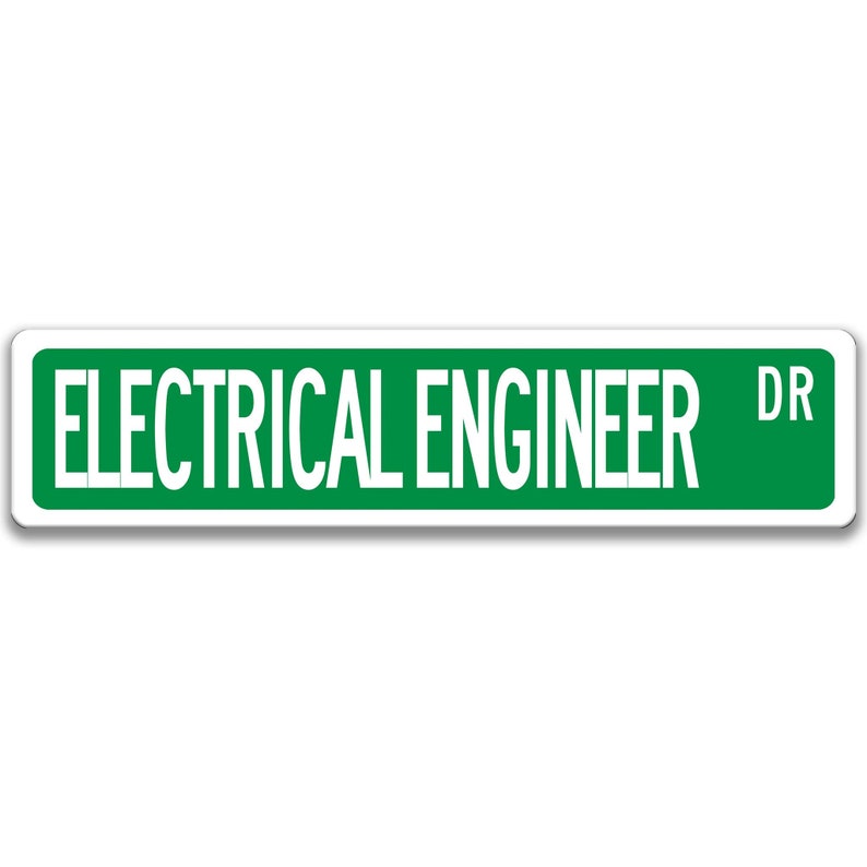 Electrical Engineer Sign, Engineer Gift, Electrical Engineer Gift, Engineer Decor, Engineer Graduation Gift Q-SSO015 Green Background