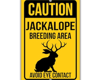Signe Jackalope, Douglas Wyoming Jackalope Sightings, Cryptozoology, Antelabbit, Rabbit, Jackrabbit, Cryptid Gift, 8-ANM036