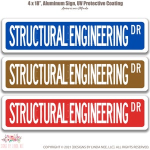 Structural Engineer Sign, Engineer Gift, Structural Engineer Gift, Engineer Decor, Engineer Graduation Gift Q-SSO019