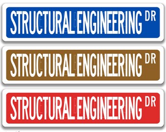 Structural Engineer Sign, Engineer Gift, Structural Engineer Gift, Engineer Decor, Engineer Graduation Gift Q-SSO019