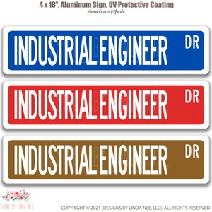 Industrial Engineer Sign, Engineer Gift, Industrial Engineer Gift, Engineer Decor, Engineer Graduation Gift Q-SSO023