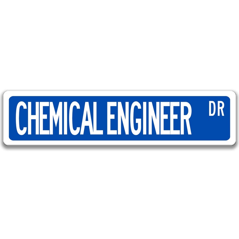 Chemical Engineer Sign, Engineer Gift, Chemical Engineer Gift, Engineer Decor, Engineer Graduation Gift Engineer Graduation Gift Q-SSO014 Blue Background