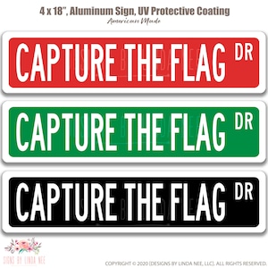 Capture the Flag, Capture the Flag Sign, Capture the Flag Player Gift Capture the Flag Accessory Nerf Party Capture the Flag, S-SSS006