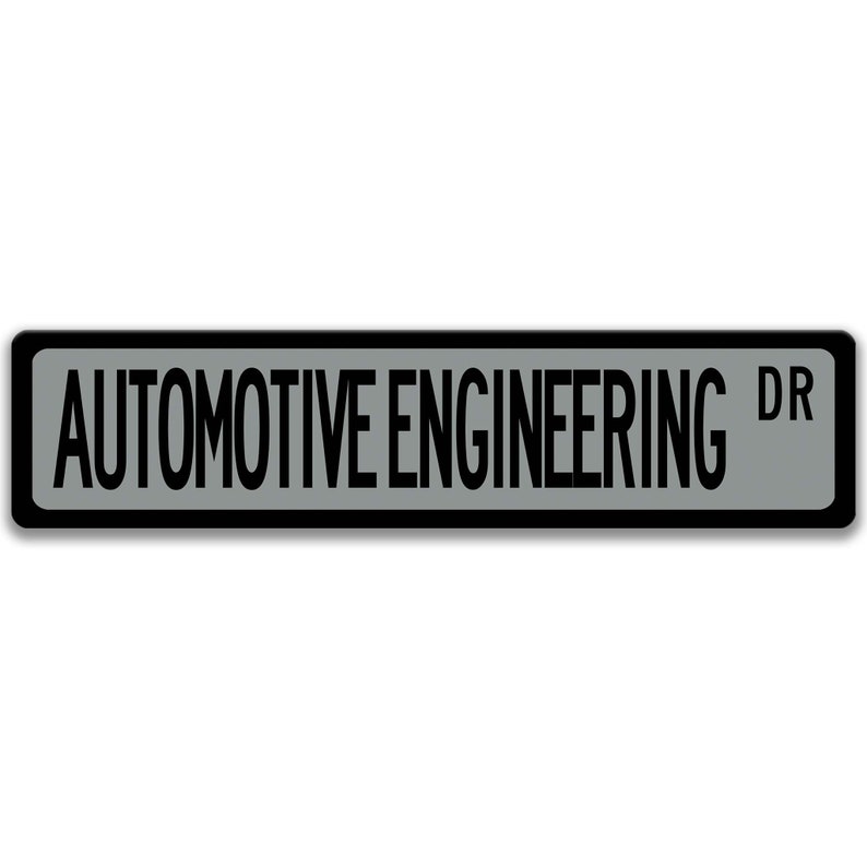 Automotive Engineer Sign, Engineer Gift, Automotive Engineer Gift, Engineer Decor, Engineer Graduation Gift Q-SSO018 Gray Background