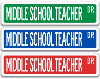 Middle School Teacher, Science Teacher Sign, Teacher Gift, Teacher Decor, Biology Teacher Gift, Teacher Graduation Gift Q-SSO031