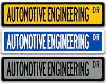 Automotive Engineer Sign, Engineer Gift, Automotive Engineer Gift, Engineer Decor, Engineer Graduation Gift Q-SSO018