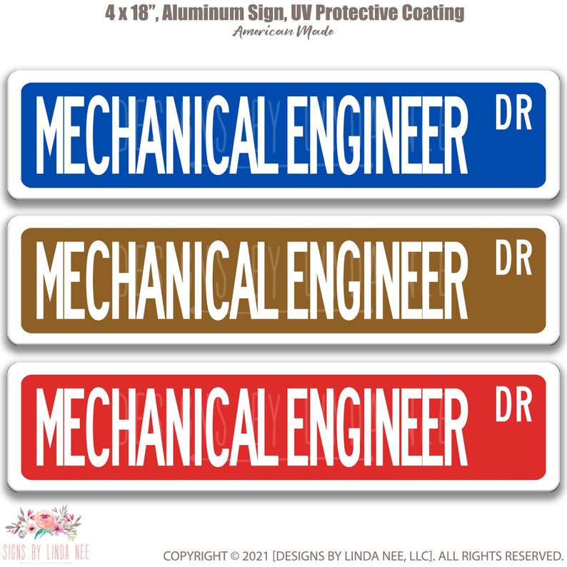 Mechanical Engineer Sign, Engineer Gift, Mechanical Engineer Gift, Engineer Decor, Engineer Graduation Gift Q-SSO016 image 1