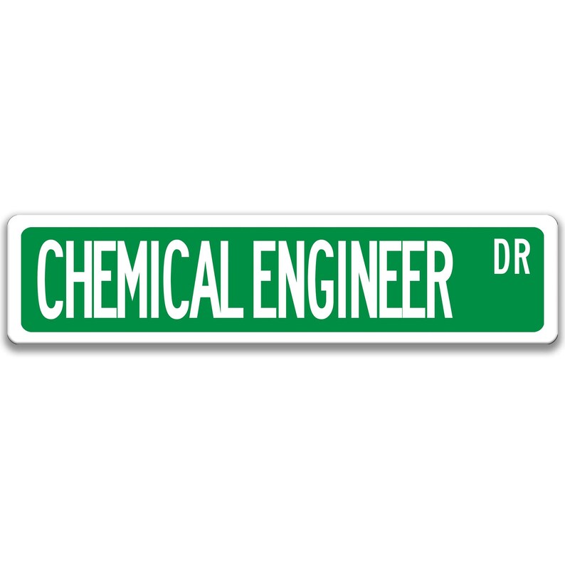 Chemical Engineer Sign, Engineer Gift, Chemical Engineer Gift, Engineer Decor, Engineer Graduation Gift Engineer Graduation Gift Q-SSO014 Green Background