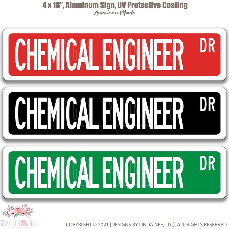 Chemical Engineer Sign, Engineer Gift, Chemical Engineer Gift, Engineer Decor, Engineer Graduation Gift Engineer Graduation Gift Q-SSO014 image 1