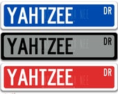 Yahtzee Sign, Yahtzee Game Decor, Yahtzee Yard Game Sign, Outdoor Party Games, Wedding Lawn Game Backyard Events Horseshoes, S-SSG001