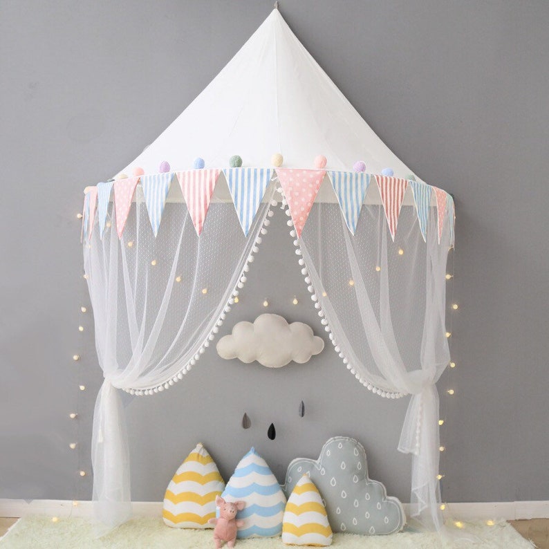 Large Kids Canopy Wall Hanging Canopy Bed Canopy Hanging Etsy