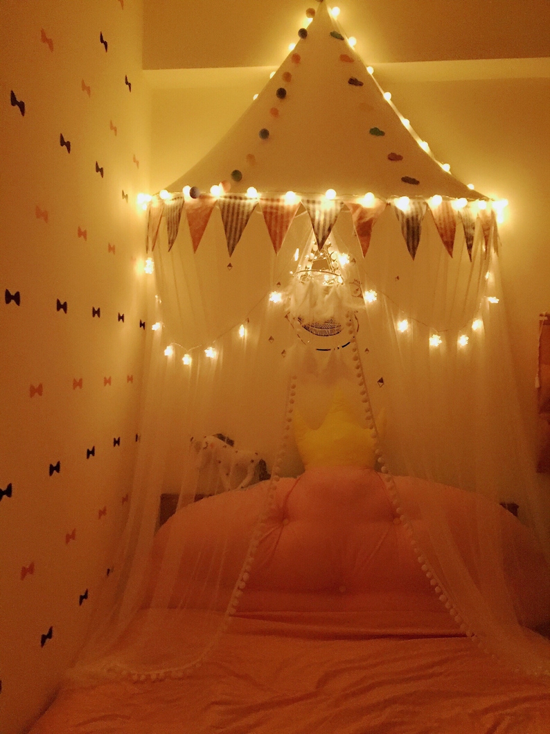 Large Kids Canopy Wall hanging canopy Bed Canopy Hanging Etsy